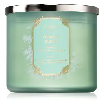 Bath & Body Works Cedar & Suede illatgyertya 411 g