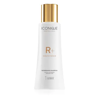 ICONIQUE Professional R+ Keratin repair Nourishing shampoo megújító sampon keratinnal száraz és 