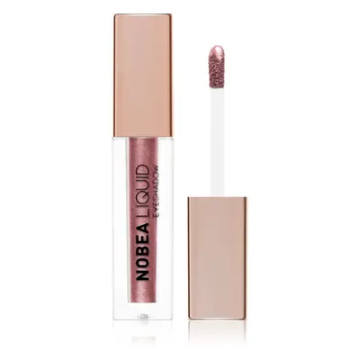 NOBEA Metal Liquid Eyeshadow folyékony szemhéjfesték árnyalat Sparkling Grape #E07 4 ml