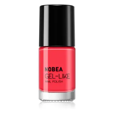 NOBEA Day-to-Day Gel-like Nail Polish körömlakk géles hatással árnyalat Dragonfruit #N07 6 ml