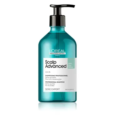 L’Oréal Professionnel Serie Expert Scalp Advanced tisztító sampon zsíros fejbőrre 500 ml