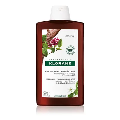 Klorane Quinine & Edelweiss Bio erősítő sampon hajhullás ellen 400 ml