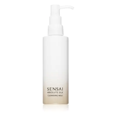 Sensai Absolute Silk Cleansing Milk tisztító és sminkeltávolító tej az arcra 150 ml