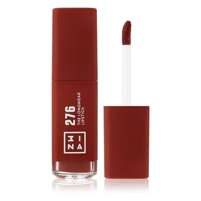 3INA The Longwear Lipstick hosszantartó folyékony rúzs árnyalat 276 - Chocolat red 6 ml