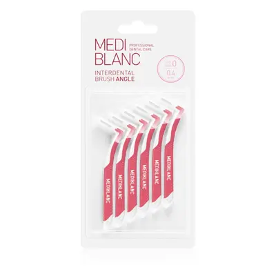 MEDIBLANC Interdental Pick-brush Angle fogközi fogkefe 6 db 0,4 mm Pink 6 db