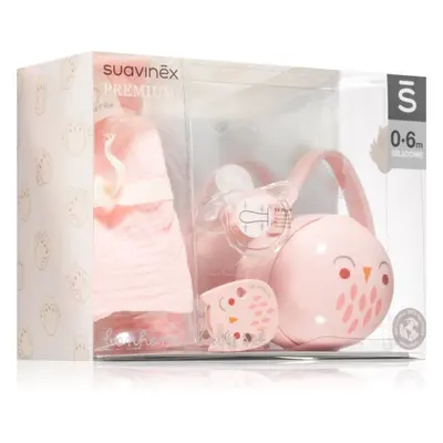 Suavinex Bonhomia Gift Set Pink ajándékszett (gyermekeknek születéstől kezdődően)