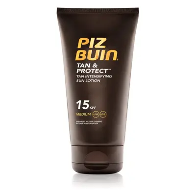 Piz Buin Tan & Protect napozást elősegítő védő tej SPF 15 150 ml