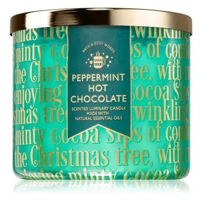 Bath & Body Works Peppermint Hot Chocolate illatgyertya 411 g