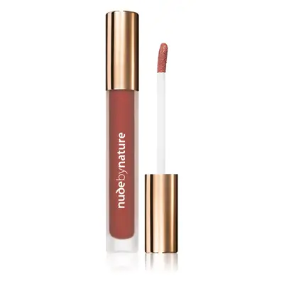 Nude by Nature Satin Liquid Lipstick krémes rúzs szatén finish-el árnyalat 07 Orchid 3,75 ml