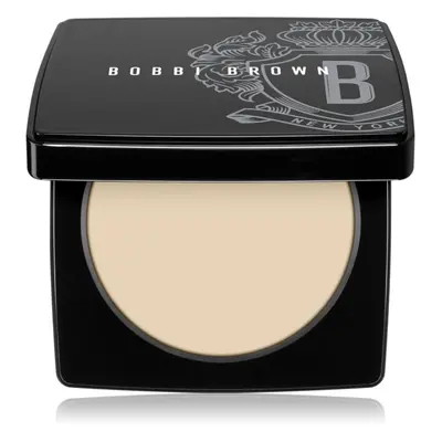 Bobbi Brown Sheer Finish Pressed Powder Relaunch gyengéd kompakt púder árnyalat Pale Yellow 9 g