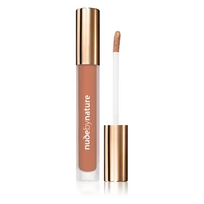 Nude by Nature Satin Liquid Lipstick krémes rúzs szatén finish-el árnyalat 01 Sand 3,75 ml