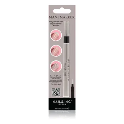 Nails Inc. Mani Marker díszítő körömlakk applikációs ceruza árnyalat Star Silver 3 ml