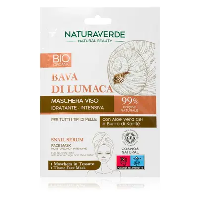 Naturaverde Bava Di Lumaca hidratáló arcmaszk csigakivonattal 1 db