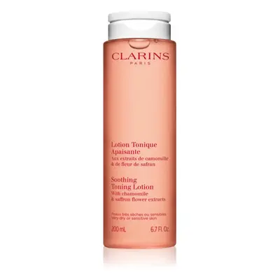 Clarins Cleansing Soothing Toning Lotion tisztító és nyugtató toner az érzékeny száraz bőrre 200