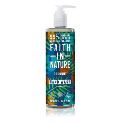 Faith In Nature Coconut természetes folyékony kézszappan kókuszolajjal 400 ml