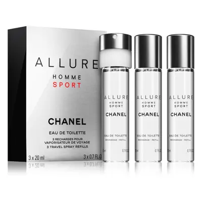 Chanel Allure Homme Sport Eau de Toilette uraknak 3 x 20 ml