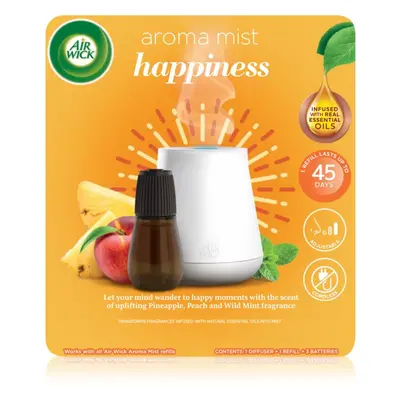 Air Wick Aroma Mist Happiness Aroma diffúzor töltettel + akkumulátor 20 ml