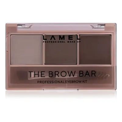 LAMEL BASIC The Brow Bar paletta a szemöldök sminkeléséhez kefével #402 4,5 g