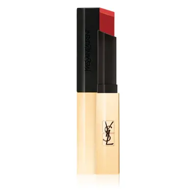 Yves Saint Laurent Rouge Pur Couture The Slim vékony mattító rúzs bőr hatással árnyalat 23 Myste