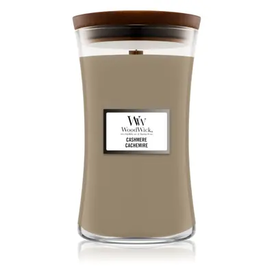 Woodwick Cashmere illatgyertya fa kanóccal 609,5 g