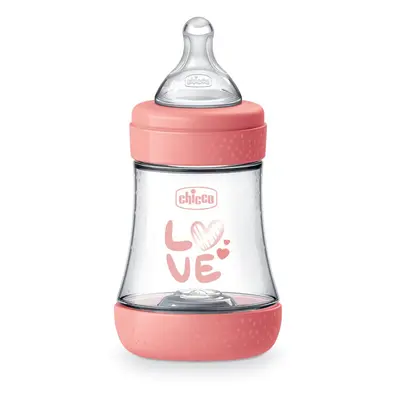 Chicco Perfect 5 cumisüveg 0 m+ Slow Flow Pink 150 ml