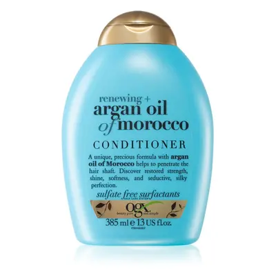 OGX Argan Oil Of Morocco erősítő kondicionáló a fénylő és selymes hajért 385 ml