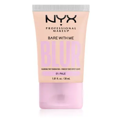 NYX Professional Makeup Bare With Me Blur Tint hidratáló alapozó árnyalat 01 Pale 30 ml