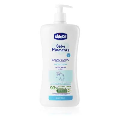 Chicco Baby Moments Protection testsampon gyermekeknek születéstől kezdődően 0 m+ 750 ml