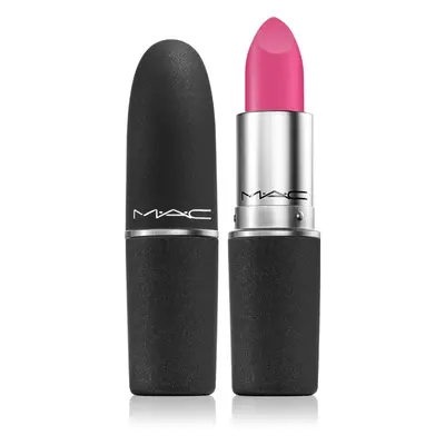 MAC Cosmetics Powder Kiss Lipstick mattító rúzs árnyalat Velvet Punch 3 g