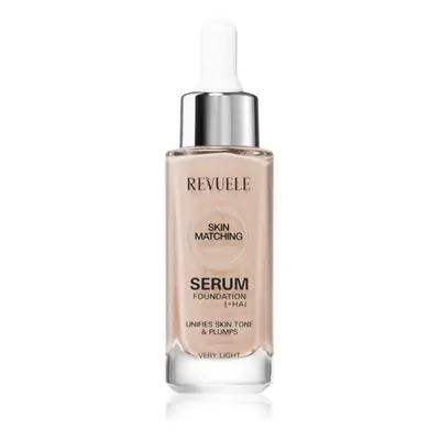 Revuele Serum Foundation [+HA] hidratáló alapozó egységesíti a bőrszín tónusait árnyalat Very Li