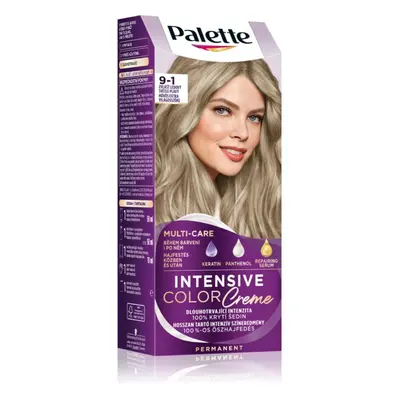 Schwarzkopf Palette Intensive Color Creme tartós hajfesték árnyalat 9-1 Cool Extra Light Blonde 