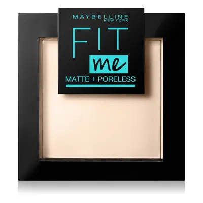 Maybelline Fit Me! Matte+Poreless mattító púder árnyalat 120 Classic Ivory 9 g