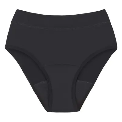 Snuggs Period Underwear Hugger: Extra Heavy Flow Black menstruációs női alsó erős vérzéshez mére