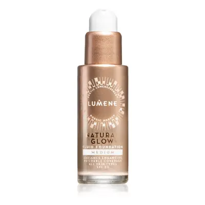 Lumene Natural Glow élénkítő make-up a természetes hatásért SPF 20 árnyalat 2 Medium 30 ml