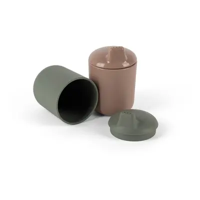 Dantoy Tiny Bio Sippy Cups bögre Olive/Mocca 0m+ 2 db