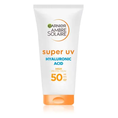 Garnier Ambre Solaire Super UV védőkrém az egész arcra a ráncok ellen SPF 50 50 ml