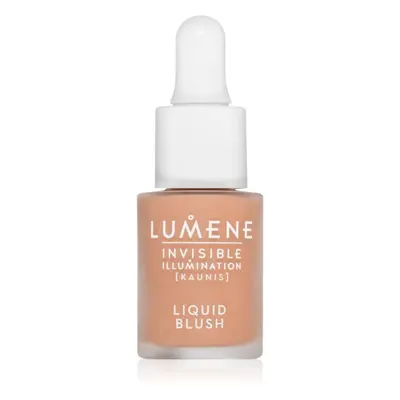 Lumene Invisible Illumination folyékony arcpirosító az élénk bőrért árnyalat Pink Blossom 15 ml