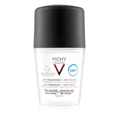 Vichy Homme Deodorant izzadásgátló a fehér és sárga foltok ellen 48h 50 ml