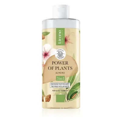 Lirene Power of Plants Almond micellás víz 3 az 1-ben nyugtató hatással 400 ml