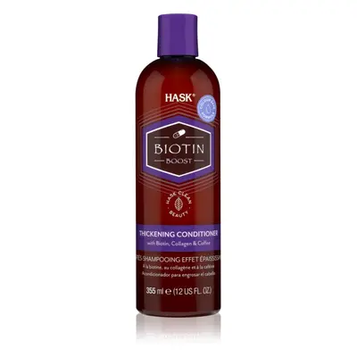 HASK Biotin Boost erősítő kondicionáló a hajtérfogat növelésére 355 ml