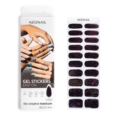 NEONAIL Easy On Gel Stickers körömmatrica árnyalat M03 20 db