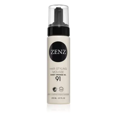 ZENZ Organic Sweet Orange No. 91 fixáló hab a károsult hajra 200 ml