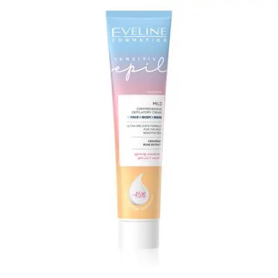 Eveline Cosmetics Sensitive Epil szőrtelenítő krém a testre az érzékeny bőrre 125 ml