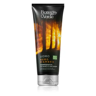 Bottega Verde Black Amber sampon és tusfürdő gél 2 in 1 200 ml