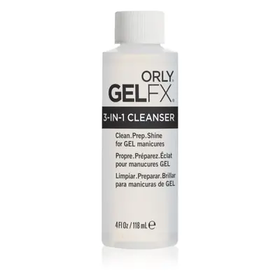 Orly Gelfx 3-in-1 Cleanser zseléfixáló folyadék a fényes körmökért 118 ml