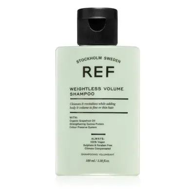 REF Weightless Volume Shampoo Sampon finom, lesimuló hajra dús haj a gyökerektől 100 ml