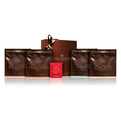 COCOSOLIS Luxury Coffee Scrub Box szett(a finom és sima bőrért)