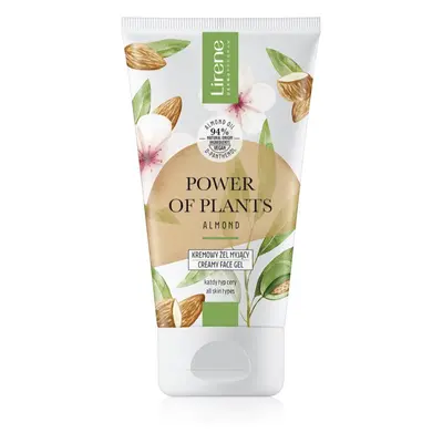 Lirene Power of Plants Almond krémes tisztító gél az arcra 150 ml