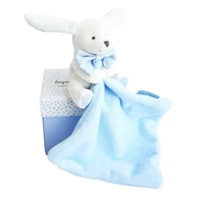 Doudou Gift Set Blue Rabbit ajándékszett gyermekeknek születéstől kezdődően 1 db