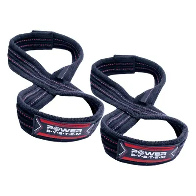 Power System Figure 8 Straps felhúzó heveder szín Red L/XL 2 db